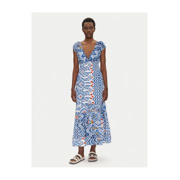 Rochie de vara dama  multicolor - fabricat din materiale usoare