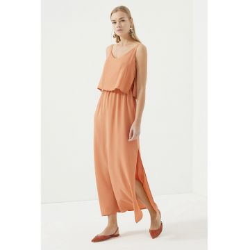 Rochie din lyocell cu aspect 2-in-1