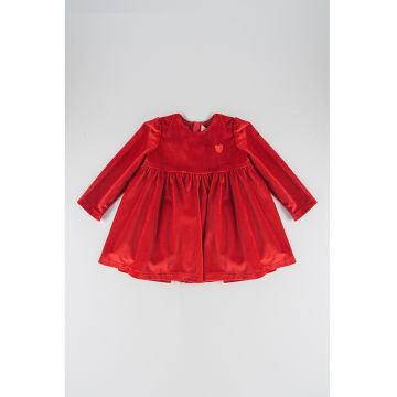 Rochie evazata cu decolteu la baza gatului