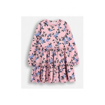 Rochie evazata cu imprimeu