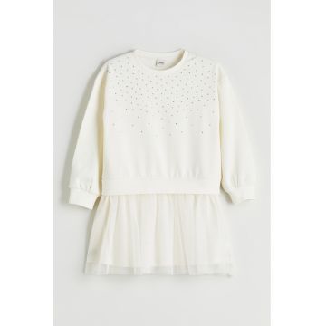 Rochie evazata cu paiete