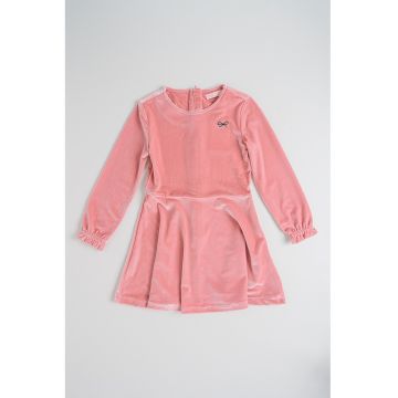 Rochie evazata din catifea