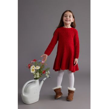 Rochie evazata din tricot