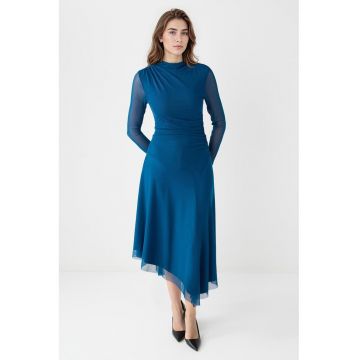 Rochie lunga asimetrica