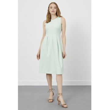 Rochie midi cu croiala in A