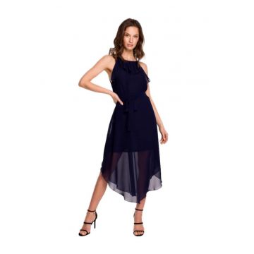 Rochie midi dama -  Flone - albastra inchis