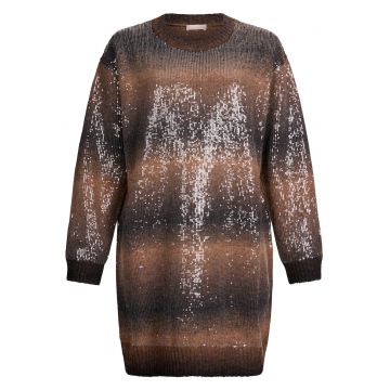 Rochie-pulover cu paiete