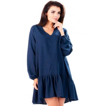 Infinite You Rochie mini dama Anase M146 albastru inchis