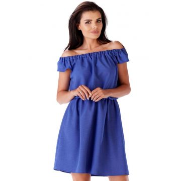 Infinite You Rochie mini dama Igrailte M136 albastru deschis