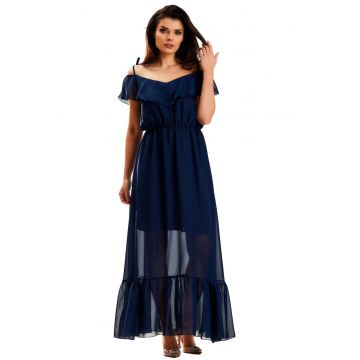 Lunga Rochie Fara maneca A573