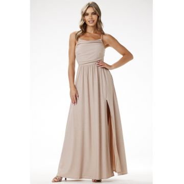 Lunga Rochie Fara maneca A696