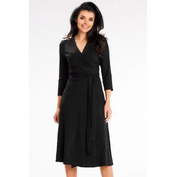Midi Rochie Maneca trei sferturi A653