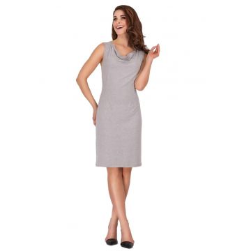 Rochie A090 -  Viscoza/Elastan - Gri