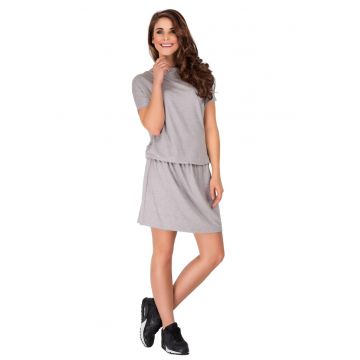 Rochie A093 -  Viscoza/Elastan - Gri