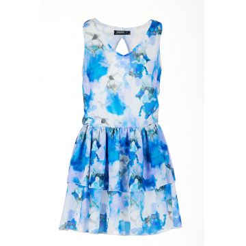 Rochie A501 -  Poliester - Albastru