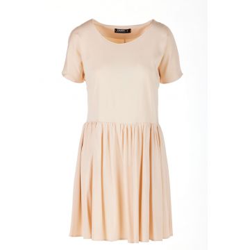 Rochie A517 -  Poliester - Bej