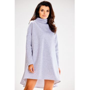 Rochie dama  Bumbac - A609 - Gri -