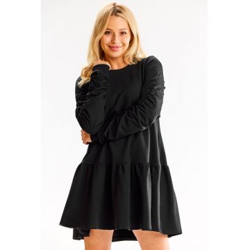Rochie dama  Bumbac - Negru - M314