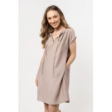 Rochie dama - mini -  raion - crem