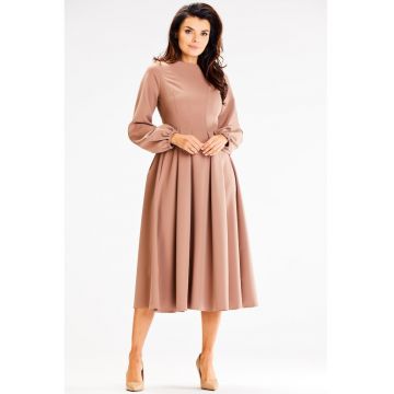 Rochie dama  Poliester - A595 - Cappuccino -