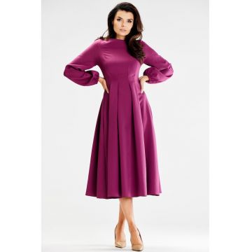 Rochie dama  Poliester - A595 - Pruna