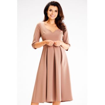 Rochie dama  Poliester - A598 - Cappuccino -