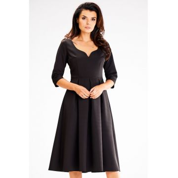 Rochie dama  Poliester - A598 - Neagra -