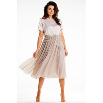 Rochie dama  Poliester - A627 - Bej -