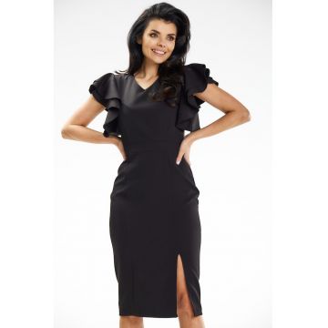 Rochie dama  poliester - A634 - Neagra -