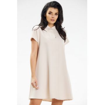 Rochie dama  poliester - A635 - Bej -