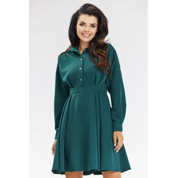 Rochie dama  poliester - A668 - verde-