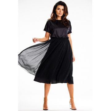 Rochie dama  Poliester - Negru A627