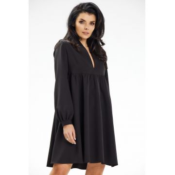 Rochie dama  poliester - negru A636