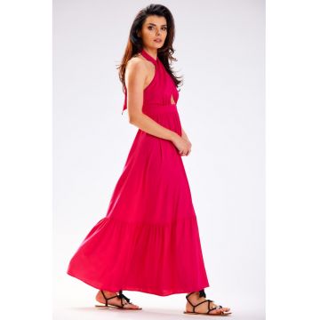 Rochie dama -  Viscoza - A583 - Fuchsia -