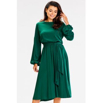 Rochie dama  Viscoza - A602 - sticla -