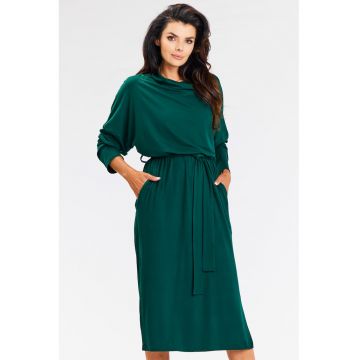 Rochie dama  viscoza - A671 - verde-