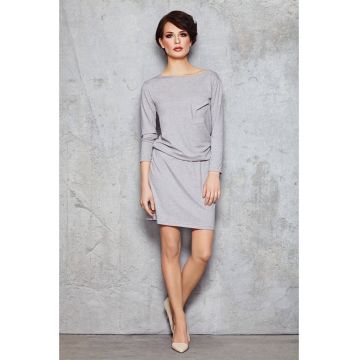 Rochie dama  Viscoza - M041 - Gri -