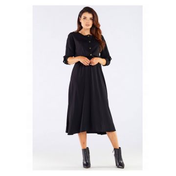 Rochie  Elastan - Negru