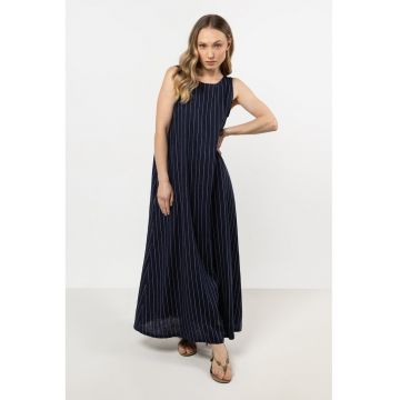 Rochie maxi  bleumarin - in