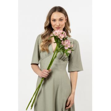 Rochie midi  raion - verde