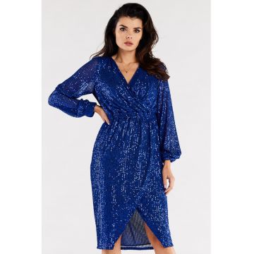 Rochie -  Poliester - Albastru1