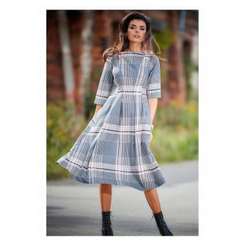 Rochie -  Poliester - Gri