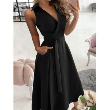 ROCHIE ELEGANTĂ ADRIA neagră ROCHIE ELEGANTĂ ADRIA neagră