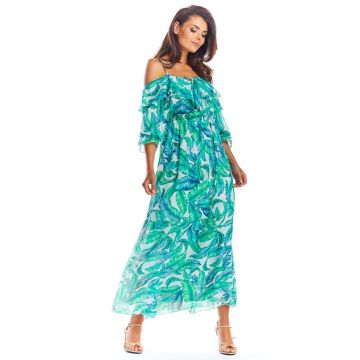 Rochie A311 - Verde