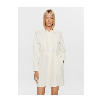 Rochie camasa de dama  ecru