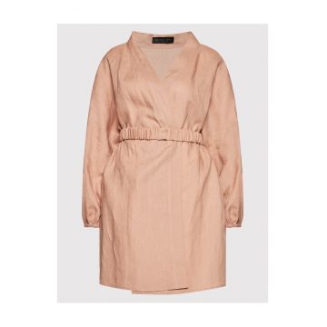 Rochie casual de dama  roz -