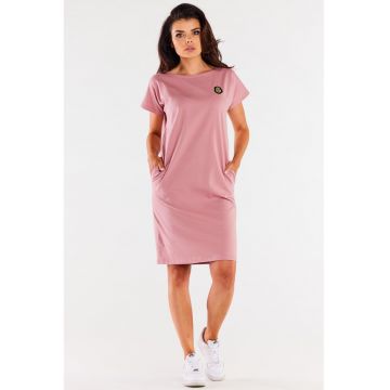 Rochie dama  Bumbac - M301 - Roz -