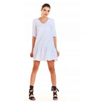 Rochie dama  Poliester - M199 - Alba -