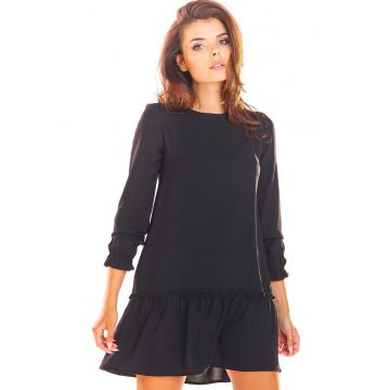Rochie dama -  Poliester - Negru - A310