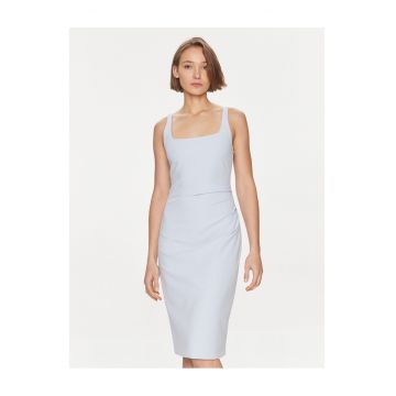 Rochie de cocktail dama  albastru deschis